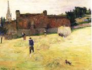 Paul Gauguin, Hay-Making in Brittany